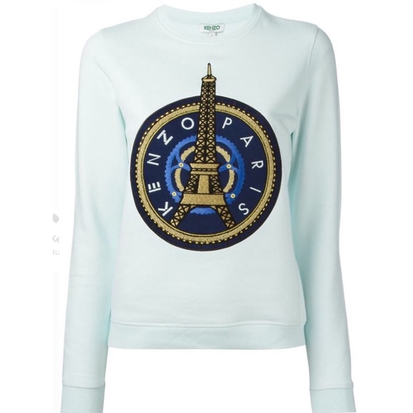 Kenzo Sweaters Kenzo Eiffel Tower Sweatshirt Poshmark